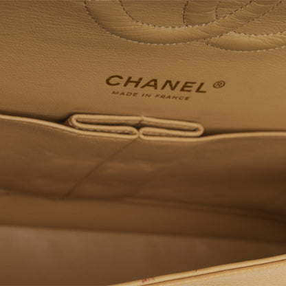 Chanel Classic Flap Caviar Gold Shoulder Bag Style 24