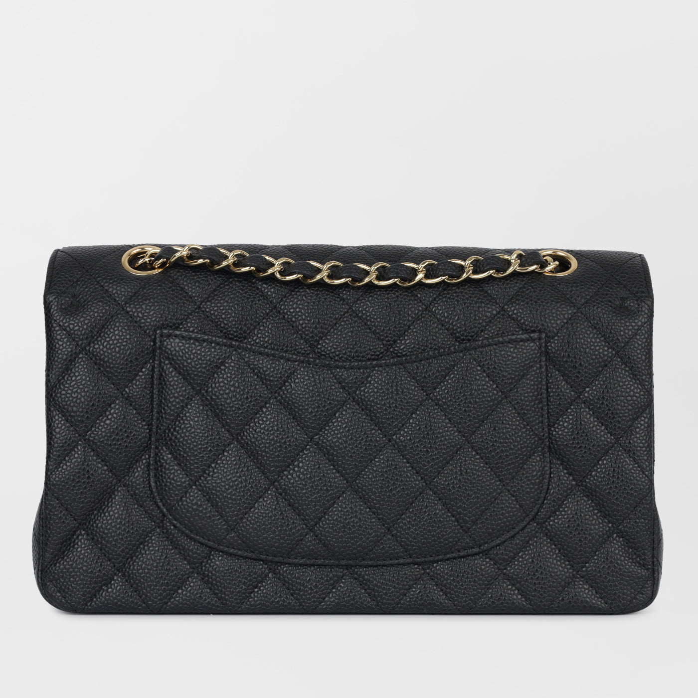 Chanel Classic Flap Lambskin Black Shoulder Bag Style 109