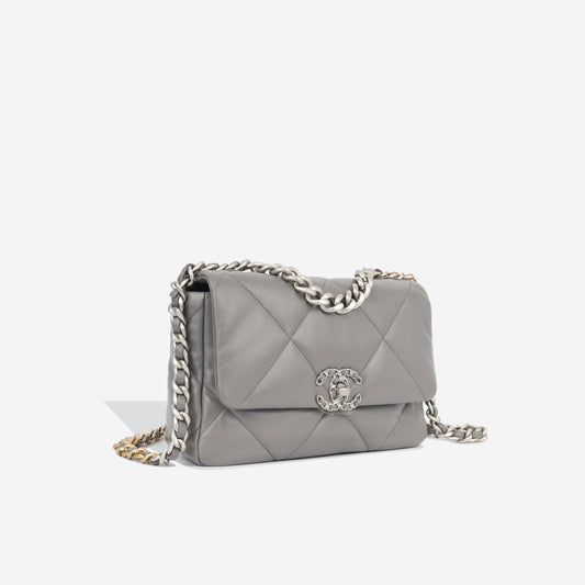 Chanel Chanel 19 Lambskin Gold Shoulder Bag Style 13
