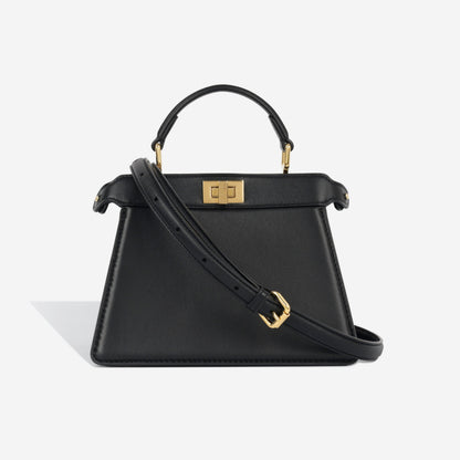 Fendi Peekaboo Leather Red Handbag Style 61