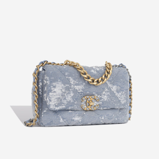 Chanel Chanel 19 Leather Gold Shoulder Bag Style 6