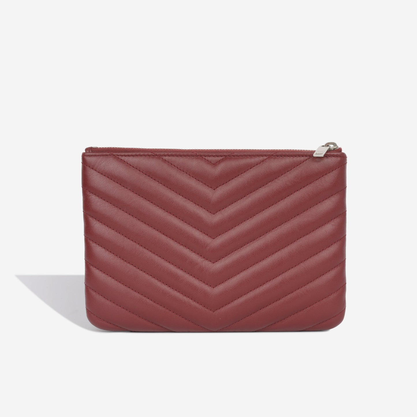 Saint Laurent College Calfskin Red Shoulder Bag