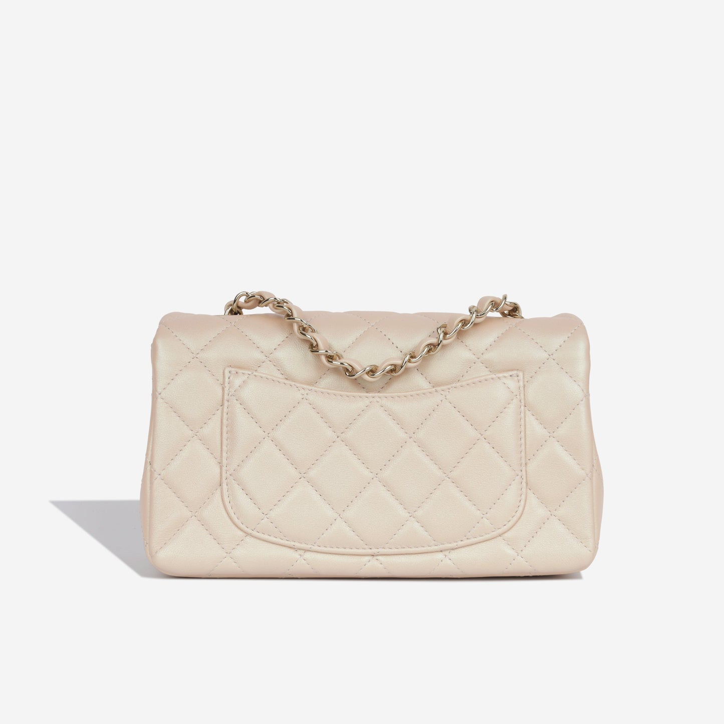 Chanel Classic Flap Lambskin Gold Shoulder Bag Style 64