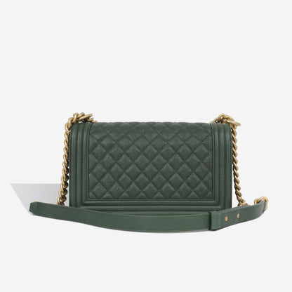 Chanel Boy Bag Lambskin Gold Shoulder Bag Style 8