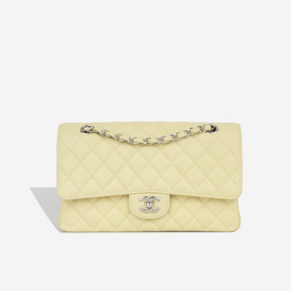Chanel Classic Flap Caviar Silver Shoulder Bag Style 14