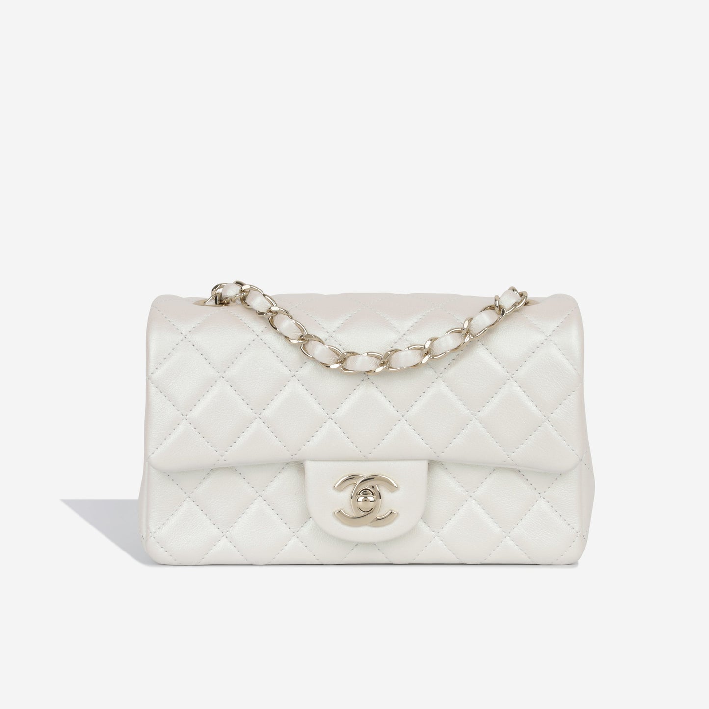 Chanel Classic Flap Lambskin Gold Shoulder Bag Style 63