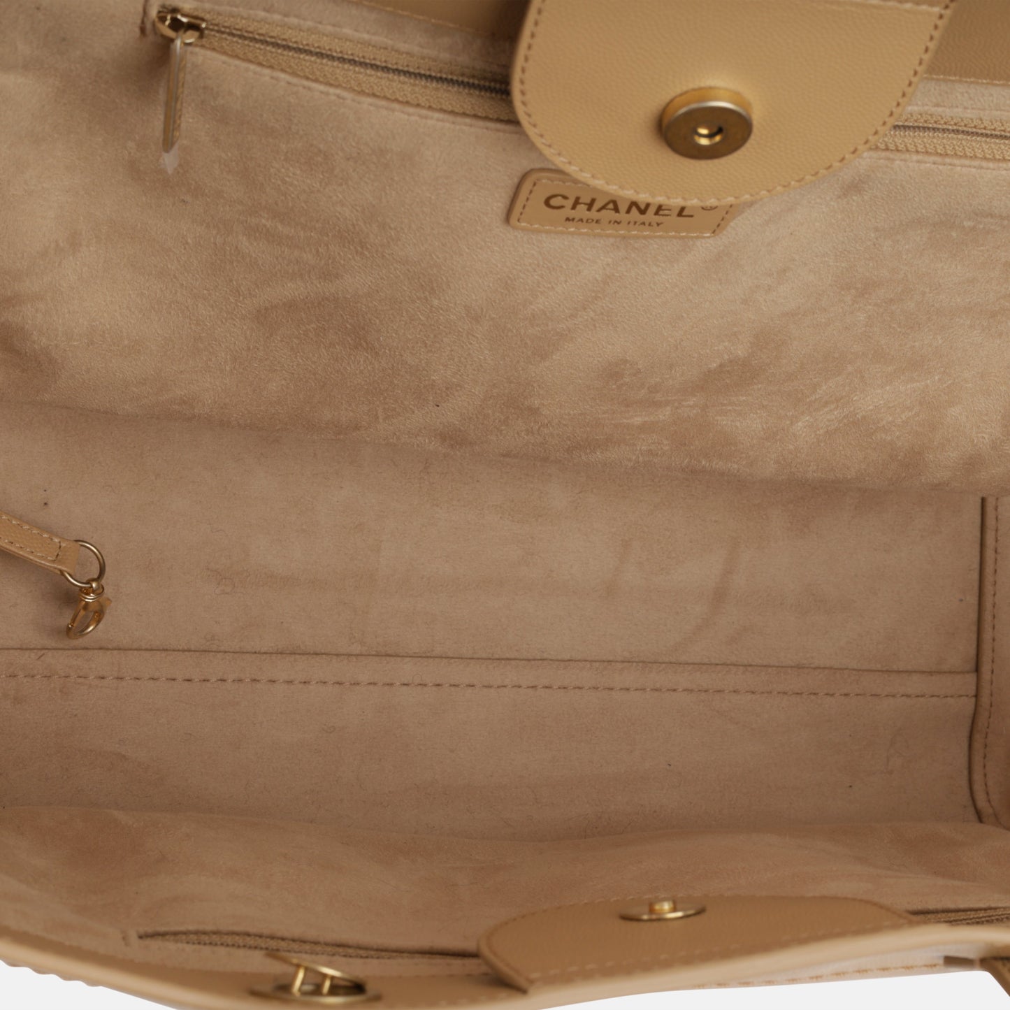 Chanel Cambon Caviar Gold Tote Bag Caviar