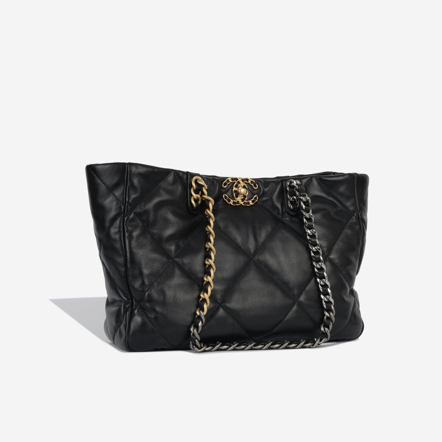 Chanel Chanel 19 Lambskin Black Tote Bag