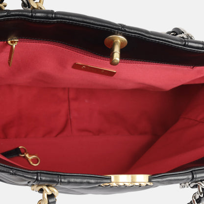Chanel Chanel 19 Lambskin Black Tote Bag