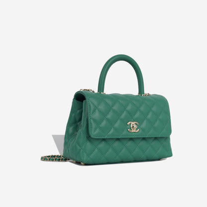Chanel Coco Handle Caviar Gold Shoulder Bag Style 7
