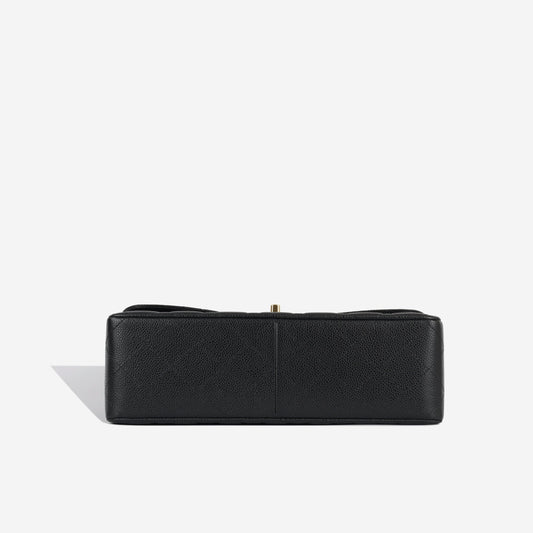 Chanel Classic Flap Caviar Black Shoulder Bag Style 14
