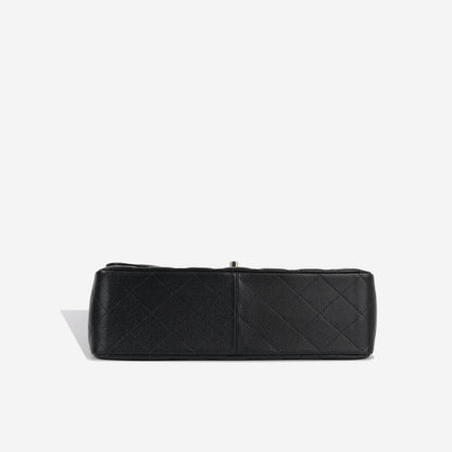 Chanel Classic Flap Caviar Black Shoulder Bag Style 8