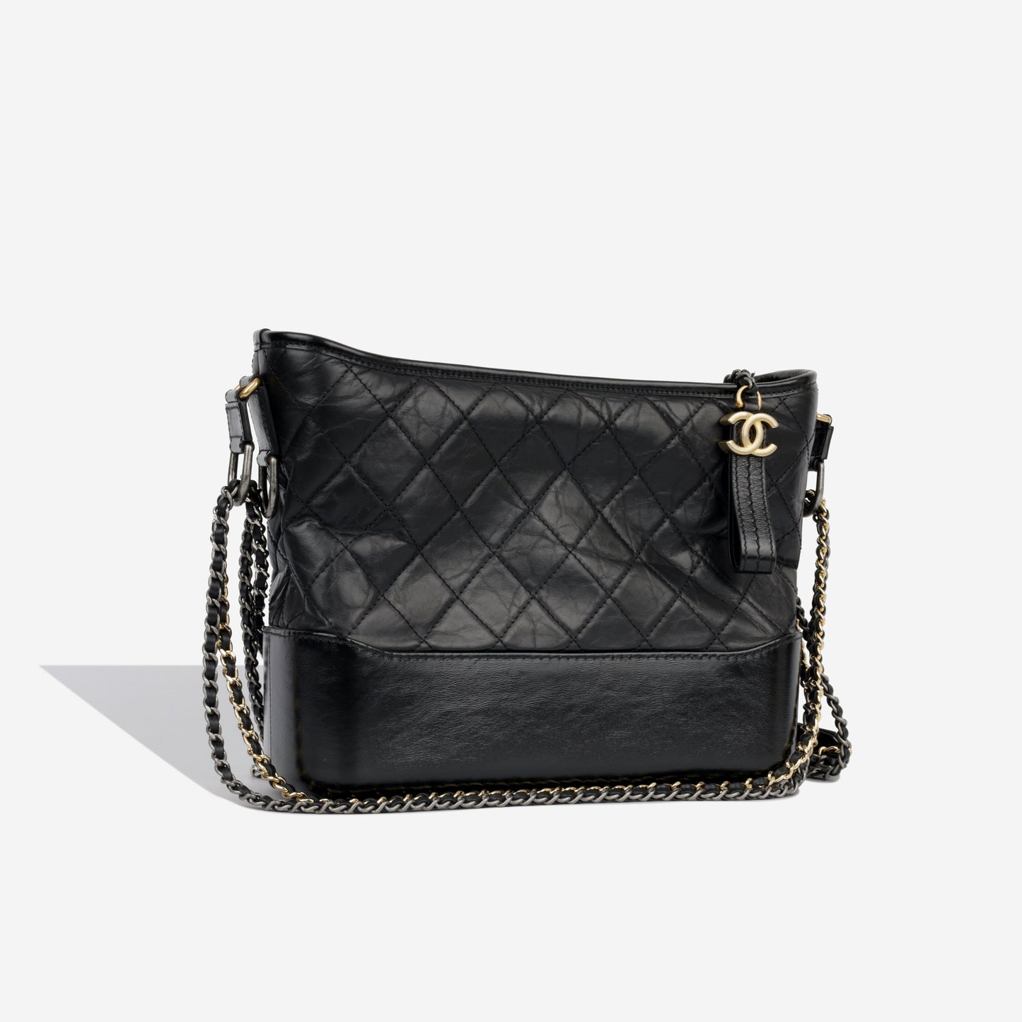 Chanel Gabrielle Calfskin Black Shoulder Bag Style 2
