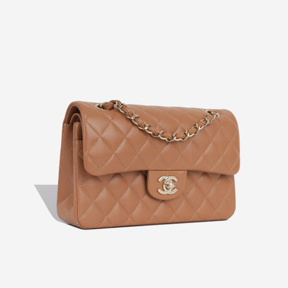 Chanel Classic Flap Lambskin Black Shoulder Bag Style 255