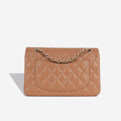 Chanel Classic Flap Lambskin Black Shoulder Bag Style 255