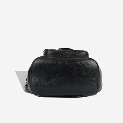 Chanel Calfskin Black Backpack