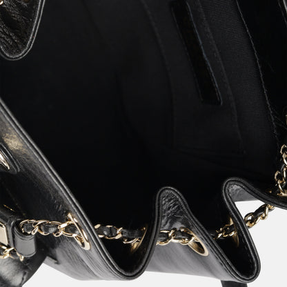 Chanel Calfskin Black Backpack