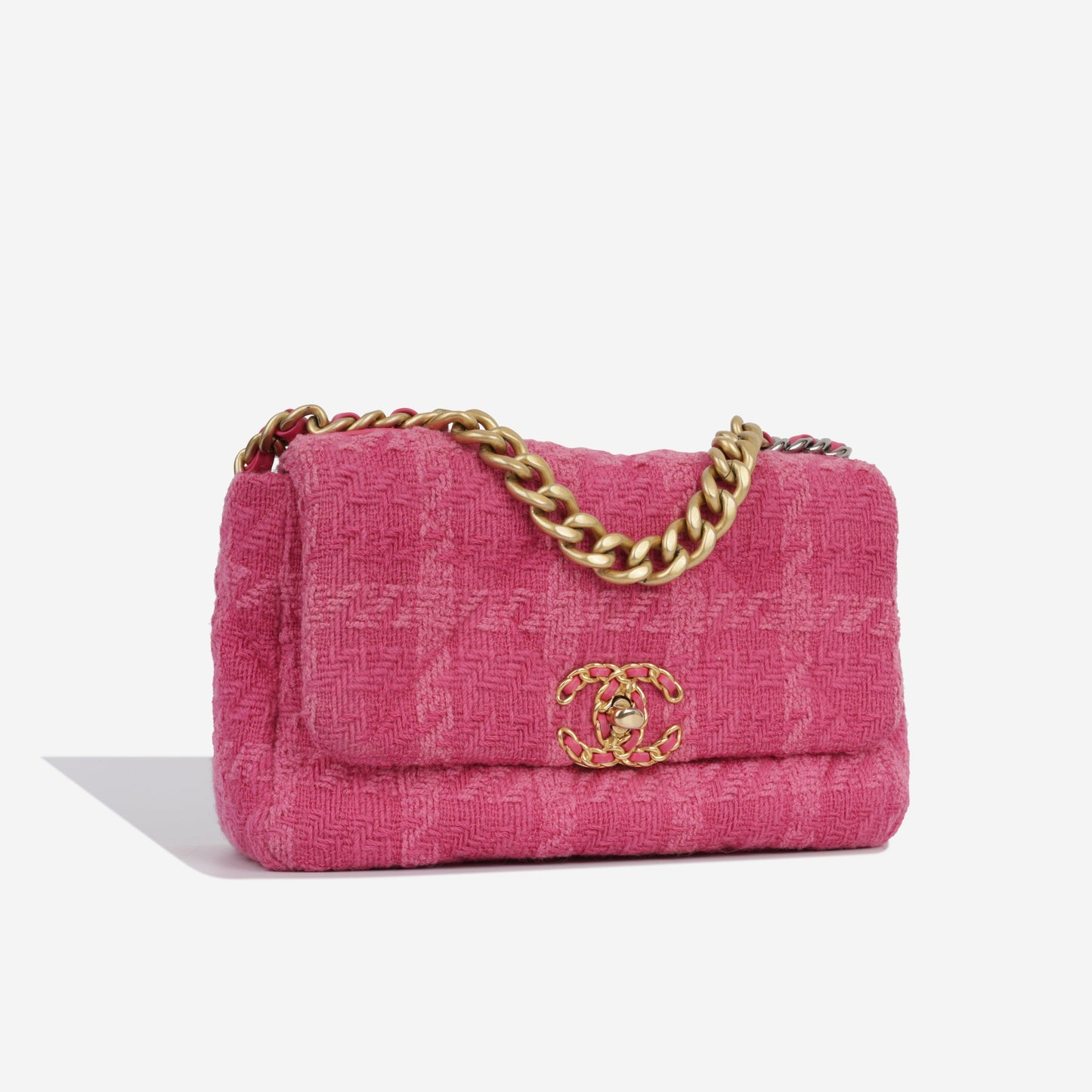 Chanel Chanel 19 Tweed Black Shoulder Bag Style 5