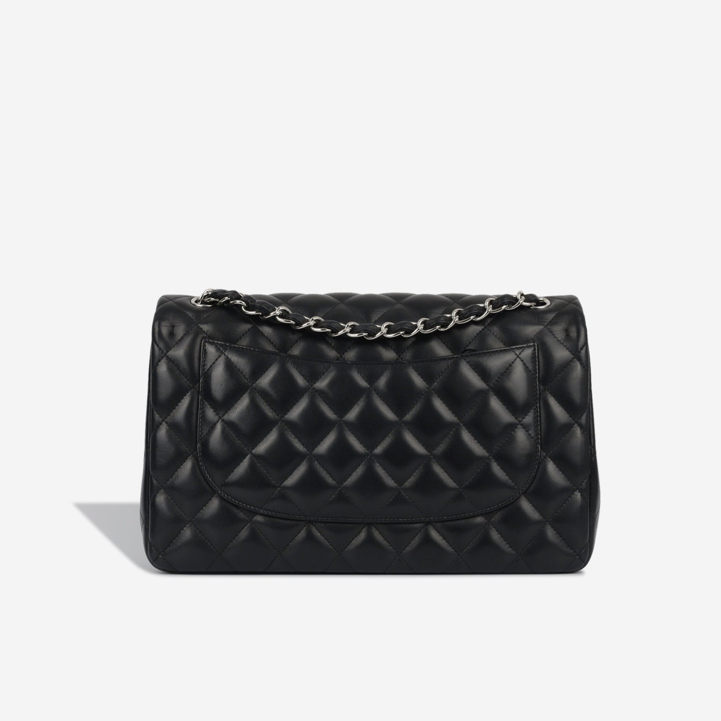 Chanel Classic Flap Lambskin Black Shoulder Bag Style 35