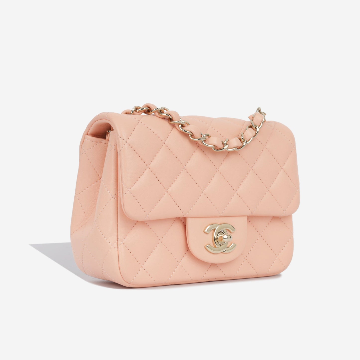 Chanel Classic Flap Lambskin Gold Shoulder Bag Style 88