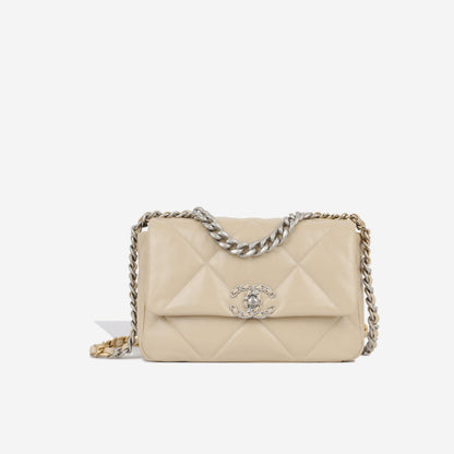Chanel Chanel 19 Quilted Gold Shoulder Bag Style 2