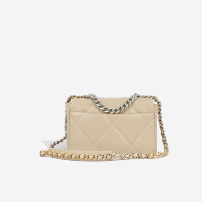 Chanel Chanel 19 Quilted Gold Shoulder Bag Style 2