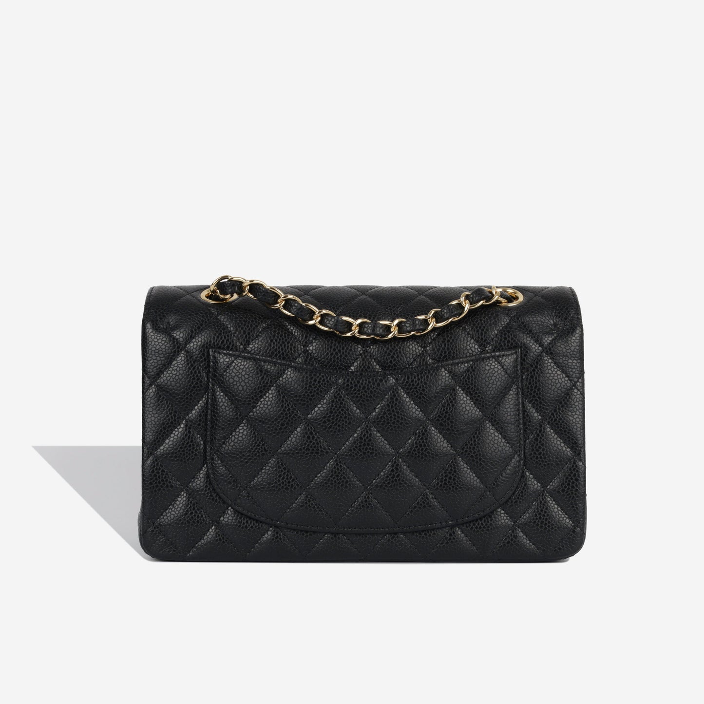 Chanel Classic Flap Caviar Black Shoulder Bag Style 118