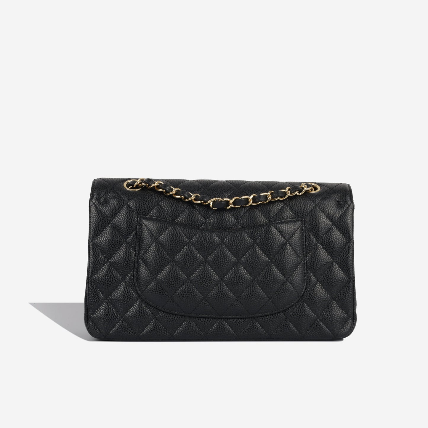 Chanel Classic Flap Caviar Black Shoulder Bag Style 77