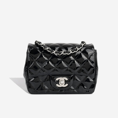 Chanel Classic Flap Lambskin Black Shoulder Bag Style 215