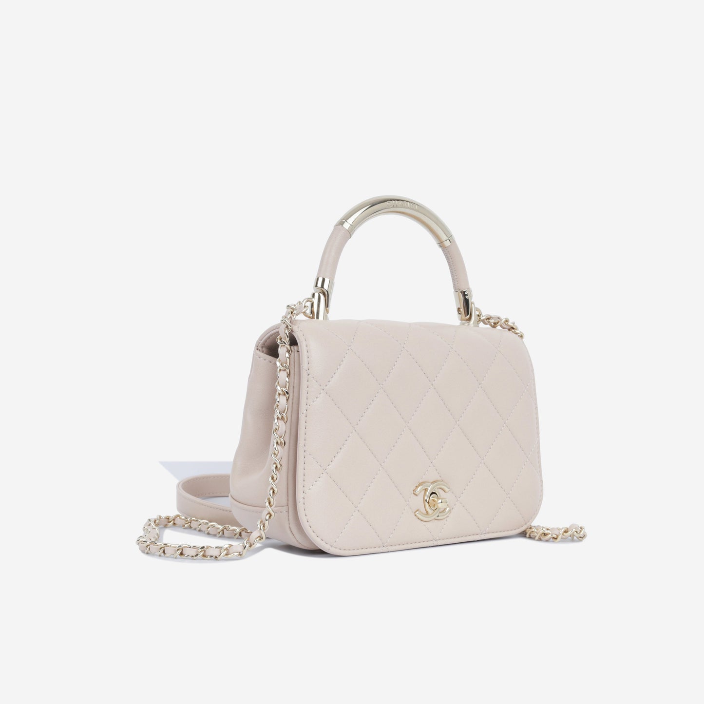 Chanel Classic Flap Lambskin Gold Shoulder Bag Style 6