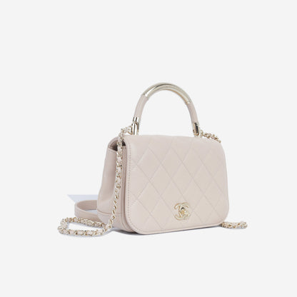 Chanel Classic Flap Lambskin Gold Shoulder Bag Style 6