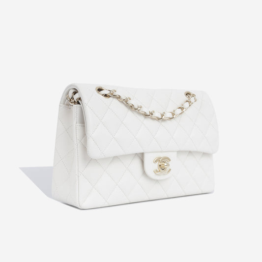 Chanel Classic Flap Caviar Gold Shoulder Bag Style 46