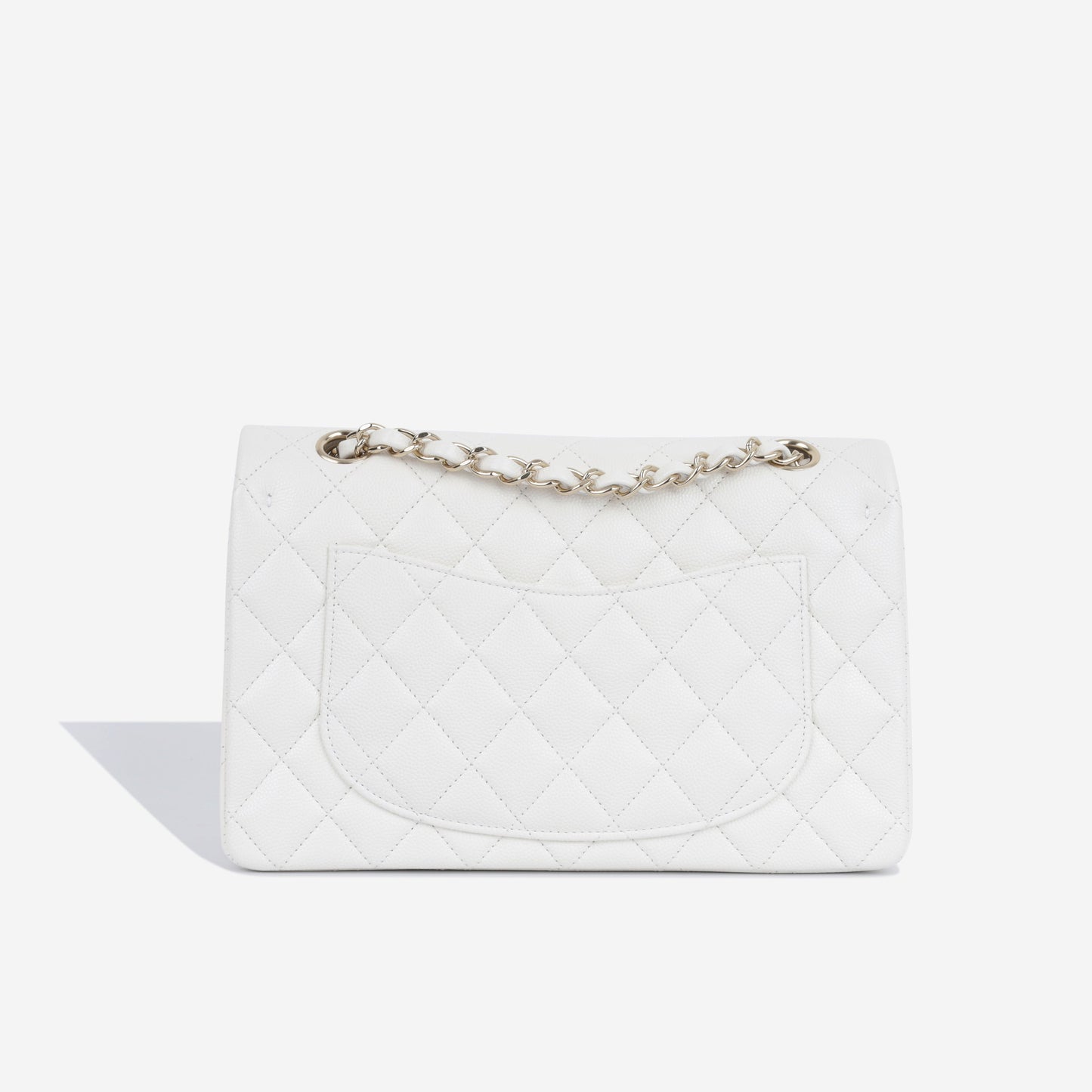 Chanel Classic Flap Caviar Gold Shoulder Bag Style 46