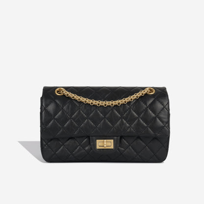 Chanel Classic Flap Lambskin Black Shoulder Bag Style 5