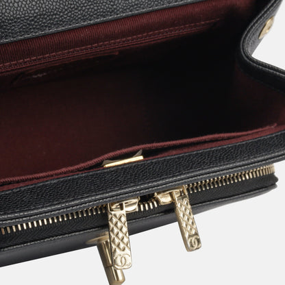 Chanel Timeless Caviar Black Handbag Style 4