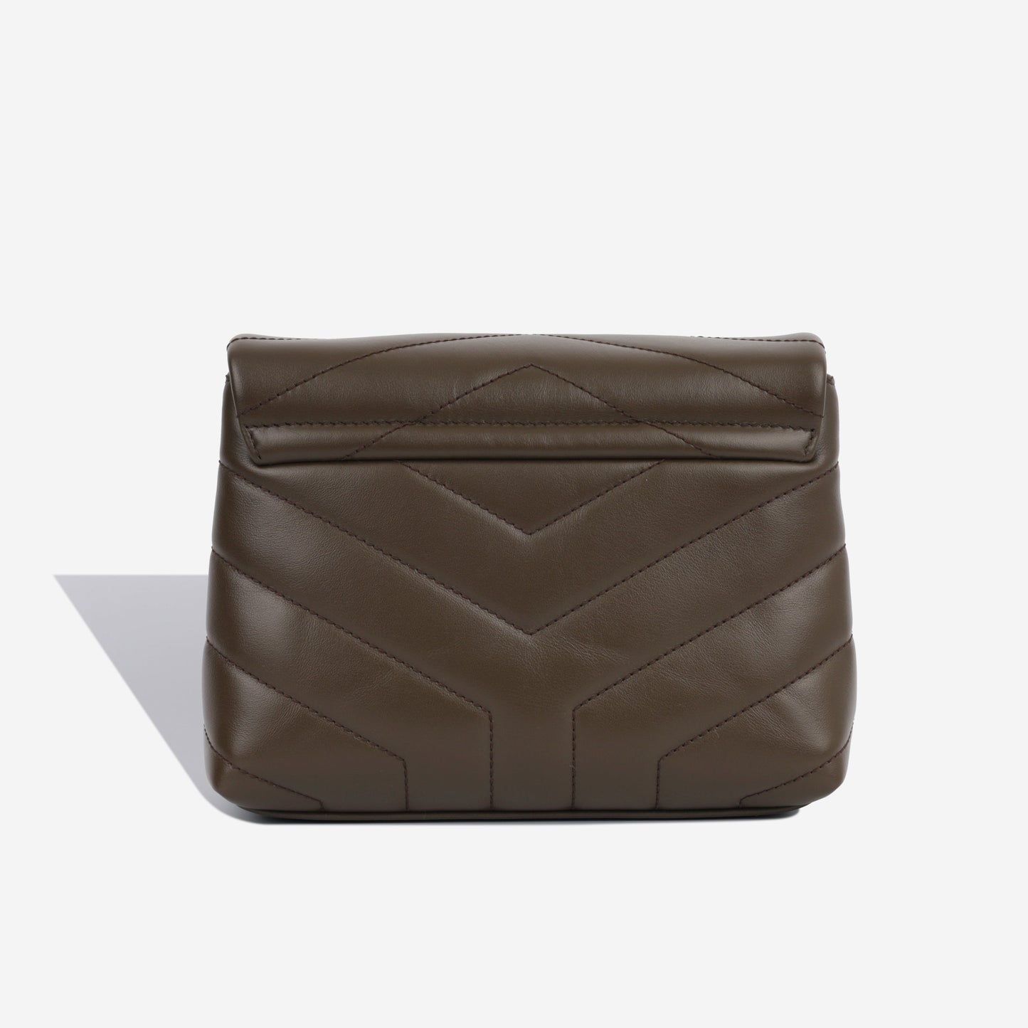 Saint Laurent Loulou Calfskin Brown Shoulder Bag