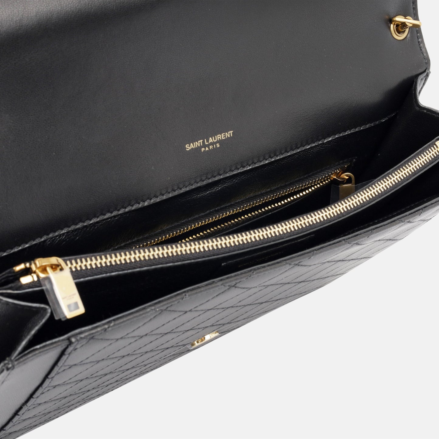 Saint Laurent Calfskin Black Handbag