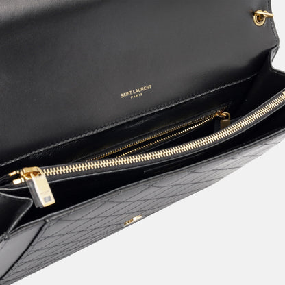 Saint Laurent Calfskin Black Handbag