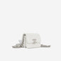 Chanel Vanity Caviar Silver Clutch Caviar
