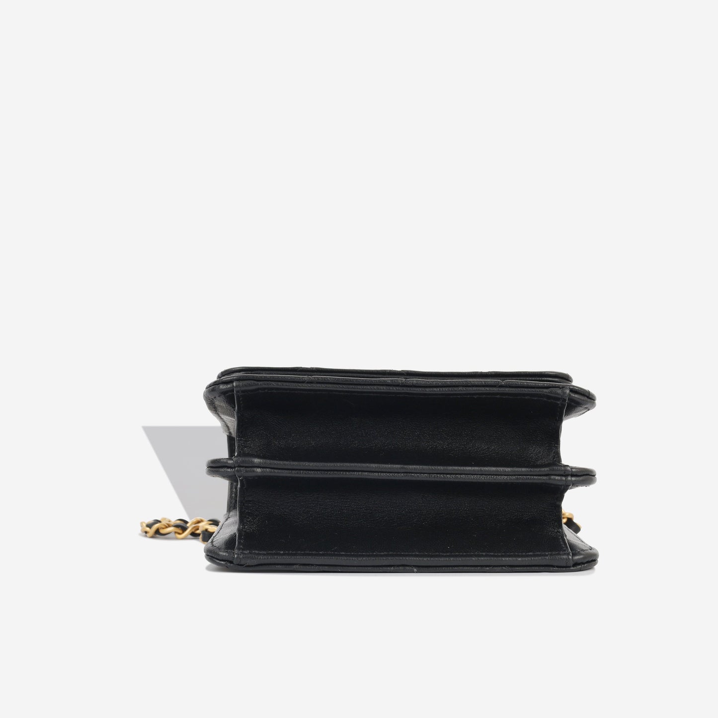 Chanel Classic Flap Lambskin Black Shoulder Bag Style 329