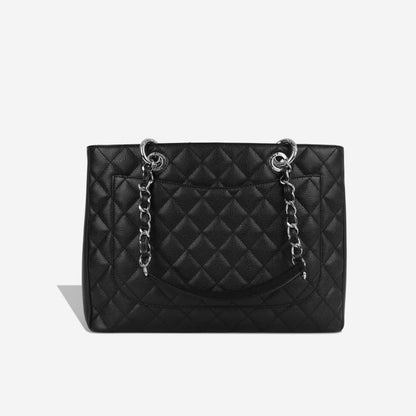 Chanel Shopping Tote Caviar Black Tote Bag Style 11