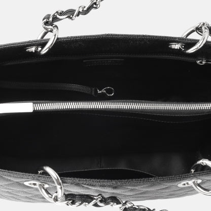 Chanel Shopping Tote Caviar Black Tote Bag Style 11