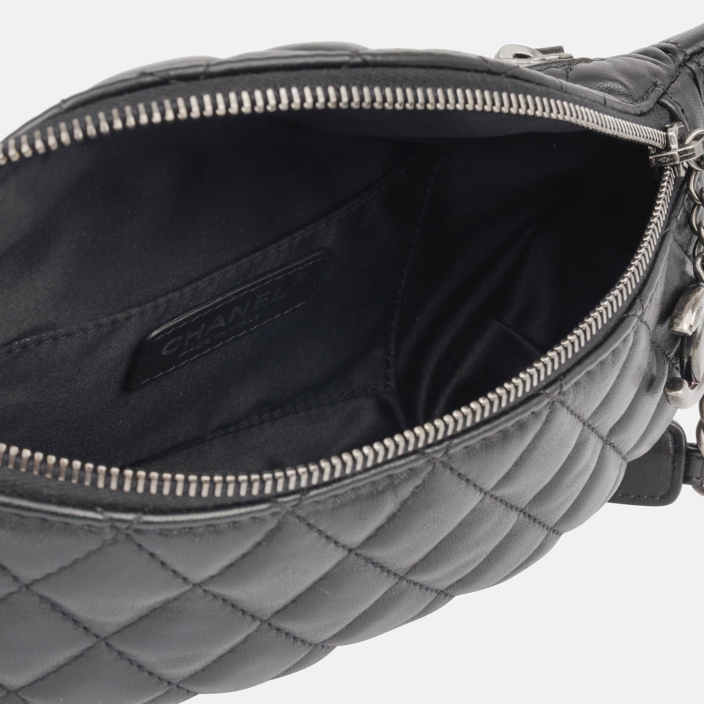 Chanel Luxury Lambskin Black Handbag Style 11