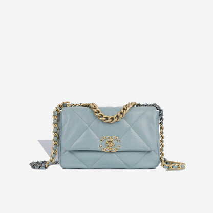Chanel Chanel 19 Quilted Gold Shoulder Bag