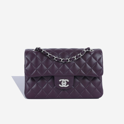 Chanel Small Classic Flap Bag - Aubergine