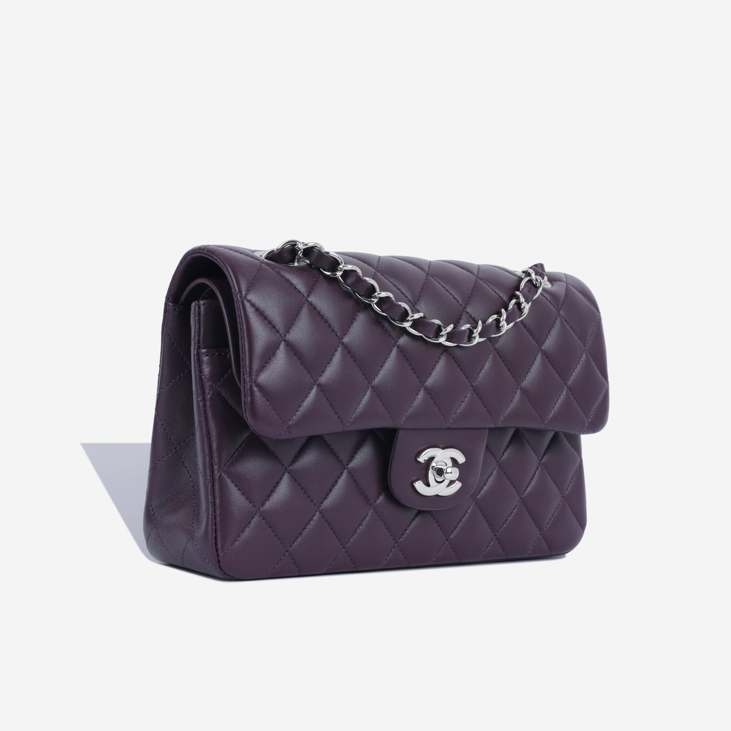 Chanel Small Classic Flap Bag - Aubergine