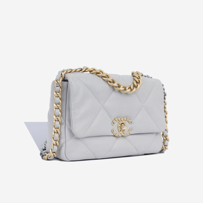 Chanel Chanel 19 Leather Gold Shoulder Bag Style 5