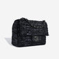Chanel Classic Flap Lambskin Black Shoulder Bag Style 135