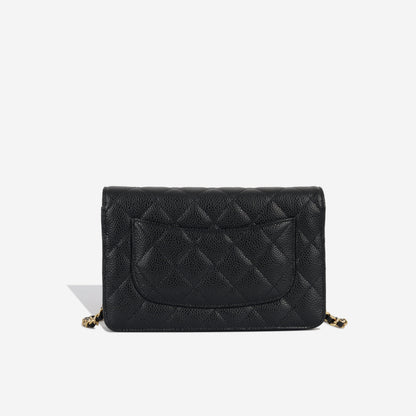 Chanel Wallet On Chain Caviar Black Crossbody Style 8