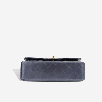 Chanel Classic Flap Lambskin Gold Shoulder Bag Style 139